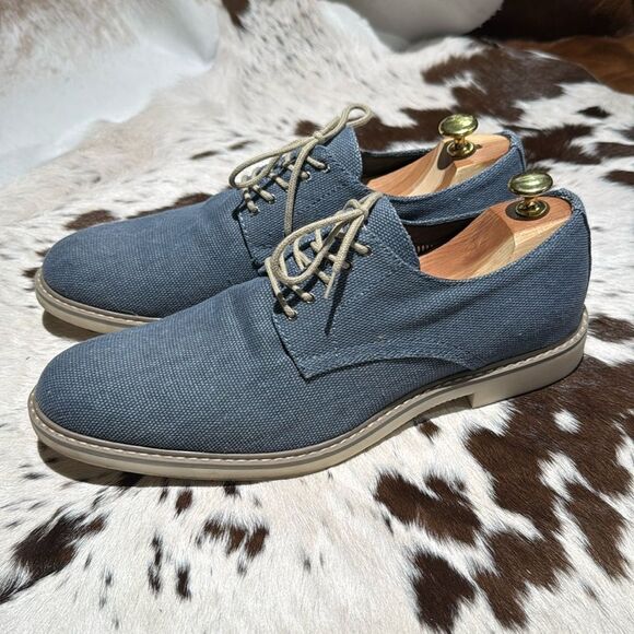 The RAIL dark blue navy xander oxfords Size 44M/US 10/10.5 B70 - Picture 1 of 10